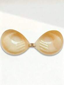 1/2 Pack Adhesive Invisible Bra, Women's Backless Strapless Self-Adhesive Silicone Bra - Multicolor - View 13