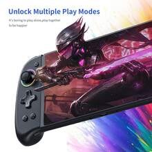 Controlador de Juego Inalámbrico LinYuvo, Joystick de Efecto Hall | Detección de Movimiento | Función Turbo | Retroalimentación de Vibración | Iluminación RGB | Agarre Antideslizante | Múltiples Modos de Juego, Experiencia de Juego Profesional, Compatible con Switch/PC/Tableta - Ver 7