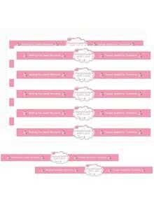50/100/150/200pcs Pink Handmade Sealing Stickers, Tamper-Evident Packaging Labels, Suitable For Baking Bags, Cookie Boxes, Candy Snack Bags, Party Gift Packaging, Gift Wrapping, Dessert Table Supplies - Multicolor - View 9