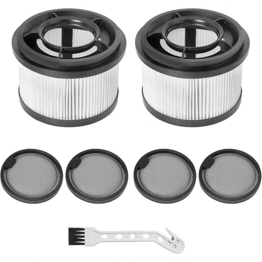 7pcs HEPA Filter Replacement, Compatible With Xiaomi G10 Plus/G10/G9 Plus/G9 Vacuum Cleaner, Compatible With T10/T20/T30/R10/R10 Pro/R20/R20 Pro/R20SE/R20SE-A/R30 Vacuum Cleaner Replacement Filter - 7 Pieces - View 1