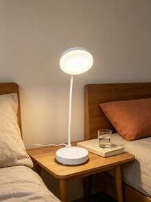 Guanova 1 Peça Luminária de Mesa, Troca de Luz de 3 Cores (Branco / Neutro / Quente), Com Função de Suporte para Telefone, Flexível e Ajustável (USB Plug-In/Recarregável Opcional), Brilho Regulável, Iluminação de Escritório, Luminária de Quarto, Luminária de Mesa, Luminária de Cabeceira, Luminária de Leitura, Luz Noturna Decorativa, Adequado para Escritório, Quarto, Sala de Estar, Leitura e Aprendizado no Escritório, Cozinha, Iluminação de Quarto, Capacidade da Bateria: 800mAh - Iluminação de três tons - Visão 8