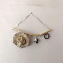 1pc Rustic Wooden Driftwood Wall Hook, Branch Style Hanging Rack For Small Items And Keys, Home Kitchen Storage Accessory, Practical Hook, Bathroom Storage Rack, Home Bathroom Decor/Christmas Decoration - Multicolor - View 3