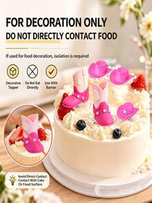 27pcs Cowgirl Cake Decorations, Cowboy Hat And Boots Cake Toppers, Suitable For Western Theme Birthday, Baby Shower, Cowgirl Party Supplies - View 9