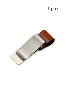 1pc Metal Faux Leather Pen Sleeve, Pencil Holder Vintage Diary Notebook Loose-Leaf Notebook Pen Holder Office Supplies Metal Pen Sleeve Pen Clip Suitable For Notebooks Diaries School Office Accessories Back To School Supplies - Single Piece - View 11