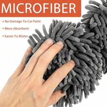 Car Wash Brush, Adjustable Long Handle Car Cleaning Brush, Microfiber Car Cleaning Tool, Heavy Duty Multi-Surface Car Mop, Vehicle Detailing Cleaning, Soft Bristle Dust Duster, Suitable For Hard-To-Clean Areas - Multicolor - View 7