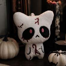 3.94-In Halloween Vampire Cat Plush Toys, Soft Gothic Ghost Plush Doll.Silicone Baby Doll Full Silicone Body Plush Anime Figure Stuffed Animal Teddy Bear Plushies Crunchy Soap Office/Room Decor Squishy Christmas/Halloween Decor Squishy Toys - Multicolor - View 8