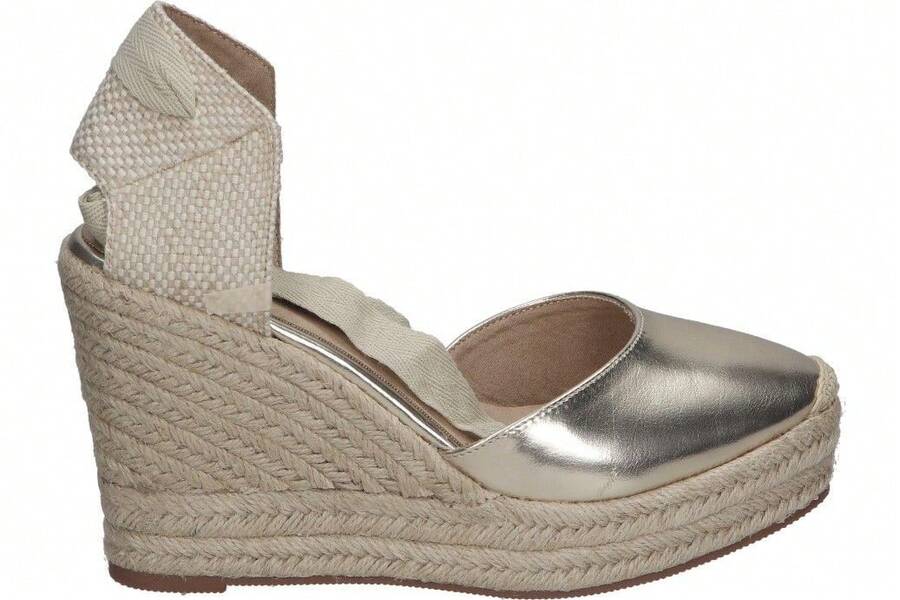 Women Wedges & Platform - 金色 - 查看 1