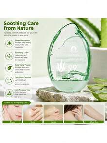 Leaf Essence Curacao Aloe Vera Gel Moisturizing Face Cream 300g For Men And Women - 300g Aloe Vera Gel - View 4
