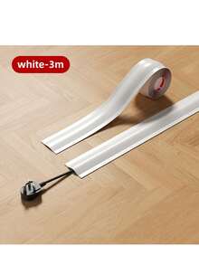 Ống luồn cáp sàn 1m/3m, máng cáp PVC, ống bảo vệ cố định và kéo dài cáp, nắp máng cáp gắn nổi, ống bảo vệ cáp gắn nổi, tự dính, phù hợp cho sàn, tường và mặt bàn, bộ sắp xếp cáp tường cho ổ cắm mạng - Gioăng cao su - Xem 16