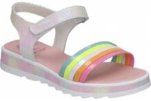 Pablosky Kids Flat Sandals - White - View 2