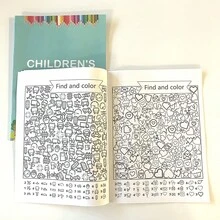 兒童尋找並塗色隱藏物品活動書 尋找與發現圖片拼圖練習冊 視覺感知觀察力專注力訓練 詳細插圖 適用於幼兒園、幼稚園、居家學習、教室與旅行 - 兒童讀物 - 查看 2