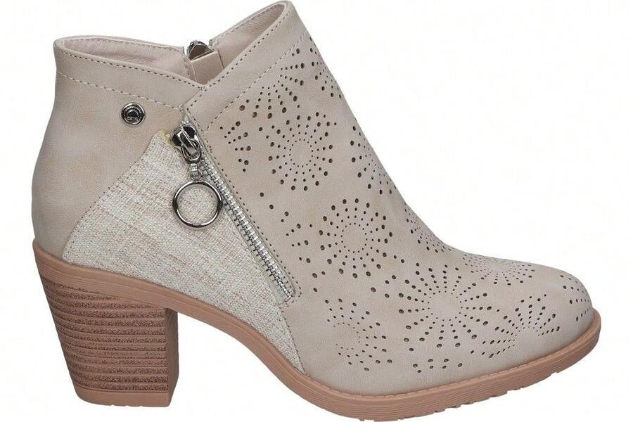 Women Ankle Boots & Booties - 米色 - 查看 1