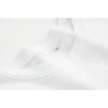 T-shirt grafica leggera a maniche corte da donna, maglietta estiva ampia da spiaggia, t-shirt casual in tessuto sottile e traspirante per outfit da viaggio da donna - Bianco - Visualizzare 3