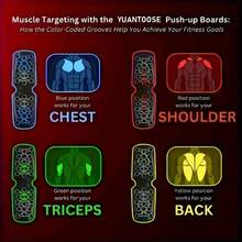 Prancha de Flexão Multifuncional dobrável Tábua para Flexão Multifuncional Dobrável Fitness com Manoplas - preto - Visão 6
