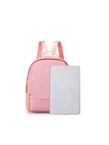 Personalized Back To School Backpack, Casual Versatile Music Idol Theme Print, Zipper Closure Nylon Material, Adjustable Shoulder Straps, Hand-Carry, Dancing, Shopping, Outdoor Trips, Birthday Gift, Aesthetic, Fandom-Core, Concert Essentials - Multicolor - View 3
