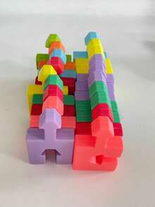 Geometric Shape Sorting & Block Unlocking Puzzle Colorful Blocks Educational Toy, Puzzle, Children's Game, Fine Motor Skills Game, Children's Travel Activity, Geometric Block Matching, Matching Game, Travel Toy, Children's Puzzle - Multicolor - View 11