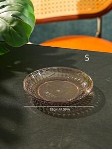 PET Material Durable Tray, Suitable For Snacks, Candies, Fruits, Dried Fruits And Nuts - Perfect For Home Living Room Decor, Weddings, Parties And Various Holiday Occasions - Amber - View 15