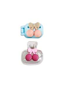 Vaso para cepillo de dientes transparente con diseño de cereza y tapa para cepillo de dientes, caja antipolvo para cabezal de cepillo de dientes, vaso para enjuague bucal estilo INS, vaso para cepillo de dientes para el hogar, soporte para cepillo de dientes con diseño de cereza, tapa portátil para cabezal de cepillo de dientes, artículos de baño diarios, almacenamiento de baño, set esencial de viaje - Multicolor - Ver 19