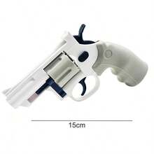 ZP5 Soft Bullet Rapid Fire Shell Ejecting Pistol Toy Gun, Realistic Mini Handgun Model, Gift For Boys Birthday - Multicolor - View 8