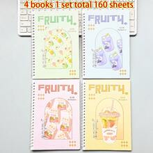 A5 Spiral Notebook 40 Sheets 1pc Lined Inner Pages Notepad Office Supplies Record Notebook Student Learning Textbook Notebook Gold Foil Hardcover Notebook School Back To School Essential Notebook - A5 - View 14