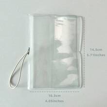 A6 透明 PVC 筆記本封面附彈性束帶 – 學生開學用品，適用於計畫本與筆記本 - A - 查看 8