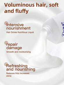 DOVE 密集深層滋養修復洗髮精 1 瓶 200ml，乳霜角蛋白配方，適用乾枯染髮受損毛躁髮質，便攜旅行洗髮 - 200ml 新版深層滋養 - 查看 4