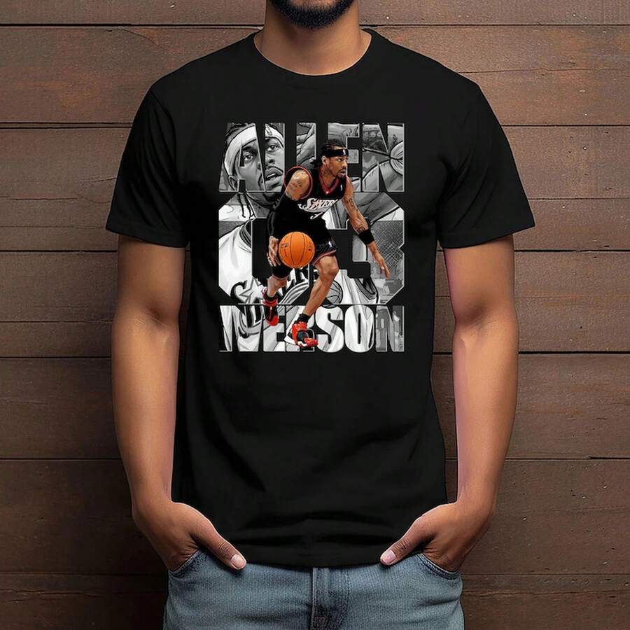 Men Sports Tees & Tanks - 黑色 - 查看 1