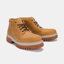 Timberland 新款男士戶外登山耐磨防水防滑厚底工作靴 - 棕色 - 查看 8