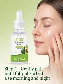 Serum Wajah Pelembap Alpukat MOOYAM, Essence Wajah Pencerah & Bergizi, Hidrasi Mendalam, Secara Signifikan Memperbaiki Kulit Kasar & Kering, Merevitalisasi Kulit Kusam, Perawatan Kulit Harian yang Lembut, Cocok untuk Kulit Sensitif & Semua Jenis Kulit, 30ml - SERUM WAJAH ALPUKAT - View 10