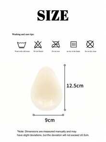 1 Pair Women's Ultra-Thin Silicone Breast Lift Pads, Invisible Seamless Push-Up Pads, Suitable For Backless Dresses And Strapless Outfits, Wedding - Multicolor - View 8