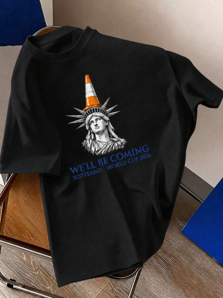 Statue Of Liberty With Cone | Scotland 2026 T-Shirt - style2 - 查看 1
