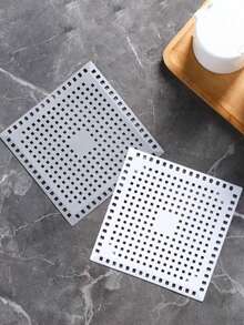 1/2pcs Sink Drain Filter, Kitchen Sink Anti-Clogging Drain Cover With Suction Cup, Odor-Proof Drain Plug, Hair Catcher Shower Drain Cover, Bathroom Drain Hair Clogging Filter, Home Essential, Bathroom Accessory, Drain Pipe Filter Mesh - Multicolor - View 4