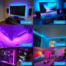 LED Light Strip, 3-Button Control USB Power Bar, With Adhesive Backing, Easy Installation, Suitable For TV Background, Cabinet, Wine Rack Lighting, Game Room And Christmas Party Decoration - RGB LED Strip Light - View 10