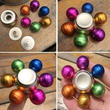 The Smooth, Rotatable Metal Components For Everyday Carry Showcase The Beauty Of Mechanical Design.Heavy-Duty Handheld Desktop Ornament.Exquisite Birthday Surprise, Compact Personal Collectible, A Greeting For Your Partner - Rich and Colorful - View 6