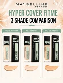 Maybelline Custom Foundation Flawless Versión 103, Tamaño Completo 30ml, Muestra 18ml, Textura Ligera y Adherente, Alta Cobertura, Larga Duración, Resistente a la Opacidad - Base de maquillaje personalizada impecable 103 - Ver 4