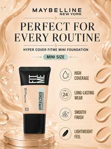 Maybelline 美寶琳客製化粉底液完美版 103，試用裝 18ml*2件，輕盈貼膚質地，高遮瑕，持久，抗暗沉，粉1號白色 - 查看 10