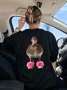 Women T-Shirts - 黑色 - 查看 12