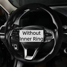 3pcs Non-Slip Steering Wheel Cover - Suede + Supercar Feel + Sweat-Absorbent + Anti-Freeze + Center Alignment Mark + Lightweight + Easy Installation, For Car/Pickup/SUV/MPV/RV/Van - Suede - View 2