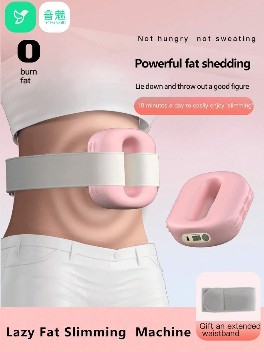 AXH. Professional Grade Rechargeable Vibrating Fascia Ring, Fat Burning Massage Ring For Waist And Abdominal Fat Reduction, Body Shaping Yoga Ring
