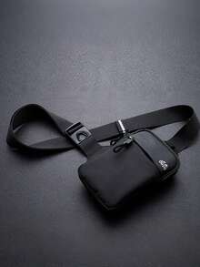Multifunctional Chest Bag For Men And Women, Adjustable Shoulder Strap Design, Lightweight, Casual Simple Crossbody Bag, Fashionable Shoulder Bag, Fitness Chest Pack, Small Backpack, Waterproof Phone Pouch For Outdoor Sports, Fitness, Travel - Multicolor - View 10