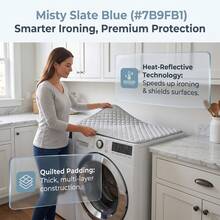 Portable Quilted Silver-Coated Ironing Pad, Foldable, Suitable For Washing Machine, Dryer, Desktop And Other Scenarios, Convenient For Ironing Clothes Anytime, Suitable For Travel And Home Use - Silver-coated Fabric Quilted Check Pattern - View 7