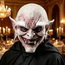 1pc Scary Vampire Fangs Demon Full Face Mask, Halloween Costume Party, Cosplay Prop, Halloween Dress-Up Accessory - Multicolor - View 2