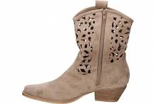 Women Ankle Boots & Booties - 米色 - 查看 4