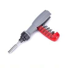 Professional 10-In-1 Multi-Function Ratchet Screwdriver, Magnetic Screwdriver, Professional Angle Screwdriver, Repair Tool With Magnetic Tip And Multiple Bit Types - Suitable For DIY And Repair - Ratchet Screwdriver - View 9