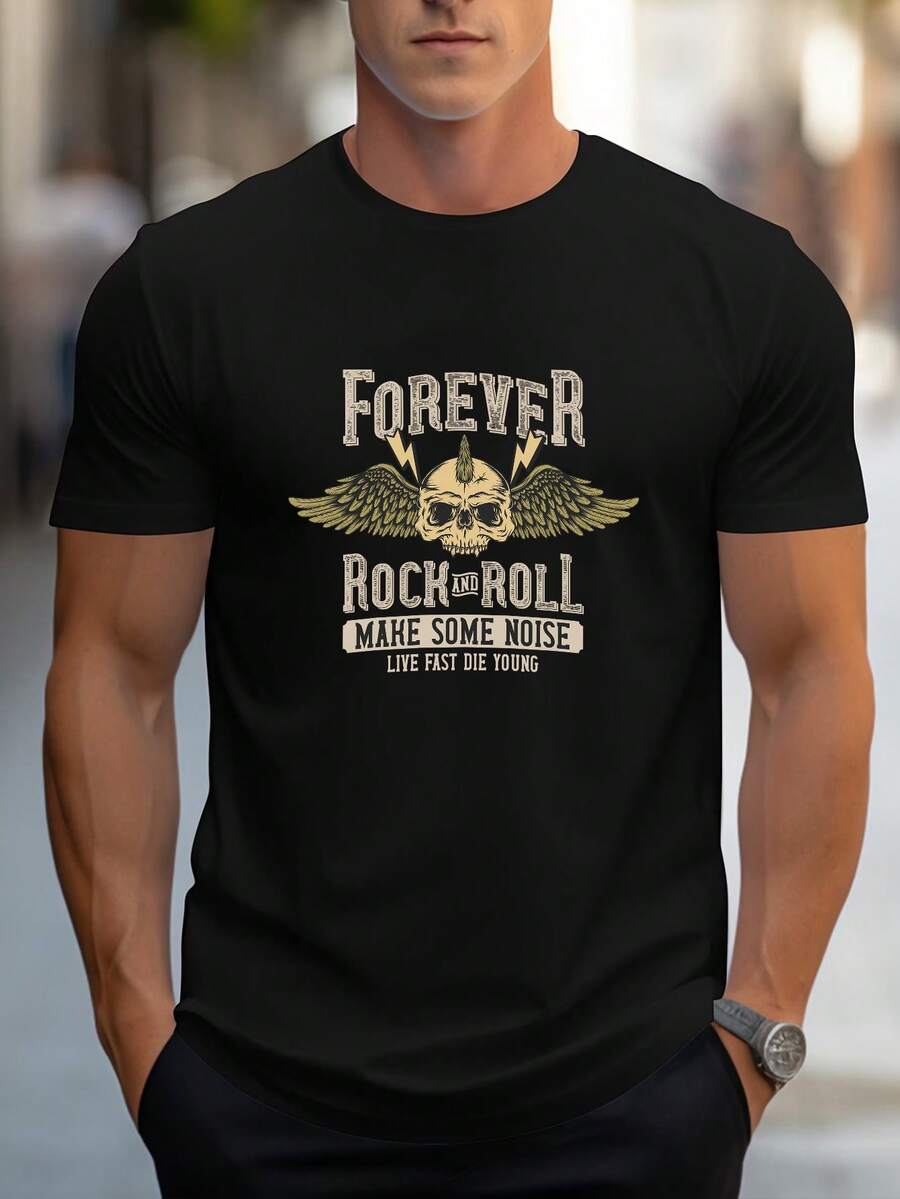 Camisetas de hombre - Negro - Ver 1