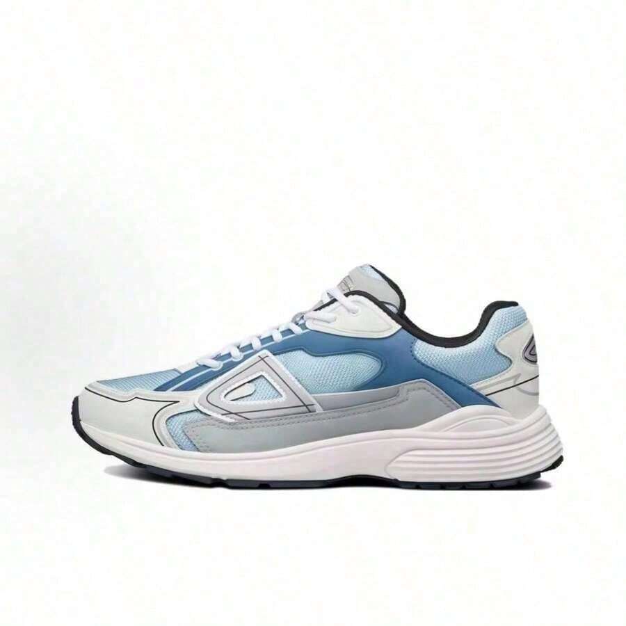 Zapatillas Deportivas Transpirables con Estampado para Hombre B30, Zapatos Casuales para Exteriores que Aumentan la Estatura - Orquídea blanca - Ver 1