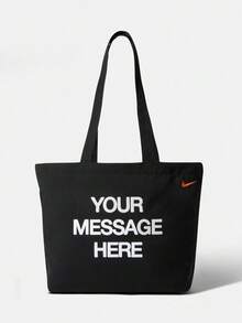 Nike 中性款 NK HERITGE TFX YR MSG HRE 托特包 手提包 IU4945-010 - 黑與白 - 查看 1