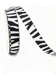 Animal Print Zebra Print Cow Print Grosgrain Ribbon, Leopard Craft Ribbon Fabric For Gift Wrapping, Bow Making, Bouquets, Handmade Wedding Bouquets Material - Multicolor - View 10