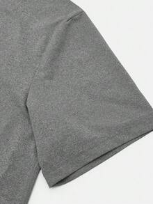 Nike Men's AS M NK DF UV HYVERSE TOP FLD Short Sleeve Knit Collarless T-Shirt TIM3596-084 - Grey - View 5