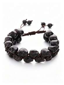 Skull Subculture Punk Gothic Vintage Bracelet, Personalized Couple Style Hot Girl Halloween Jewelry Party Accessory - Multicolor - View 6